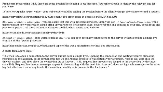 DevOps & SysAdmins: Increased number of 408 Request Timeouts fornull on a webserver (4 Solutions!!) смотреть онлайн