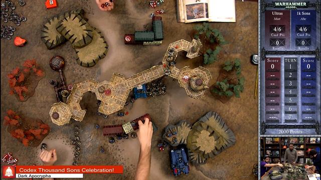 Warhammer 40K: Codex Thousand Sons Battle Report смотреть онлайн