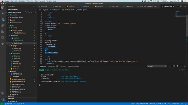 Gridsome - Static site generator for Vue.js смотреть онлайн