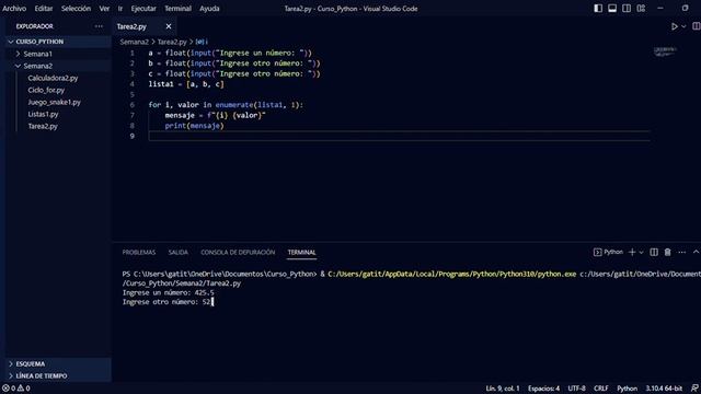 Tarea2 FXVI Python 20/jul/2023 смотреть онлайн