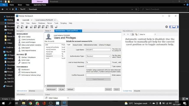Tutorial Installasi Server Oracle MySQL Terbaru 2021_Masroni(181220017) смотреть онлайн