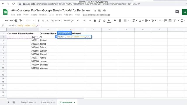 #8 - Automatic Customer Profile Data - Google Sheets Tutorial for Beginners смотреть онлайн