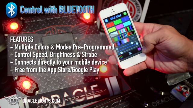 SEMA Show 2016 - ORACLE Lighting NEW products - Bluetooth ColorSHIFT® LED Rock Light Kit смотреть онлайн