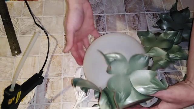 Гортензия из изолона / фоамирана. Светильник. МК смотреть онлайн