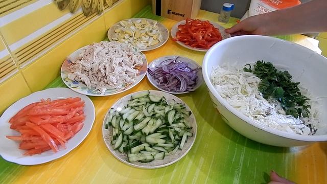 Салат Калейдоскоп, cooking with love. смотреть онлайн