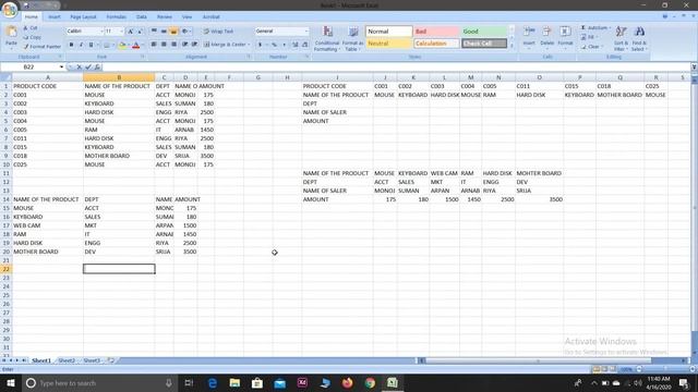 MS EXCEL VLOOKUP VS HLOOK UP (2020) смотреть онлайн