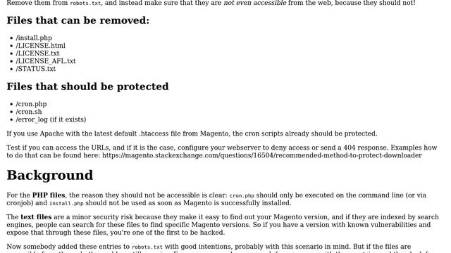 Removing cron.php, cron.sh, ... from robots.txt - reasons, and is there \*any\* influence on the... смотреть онлайн