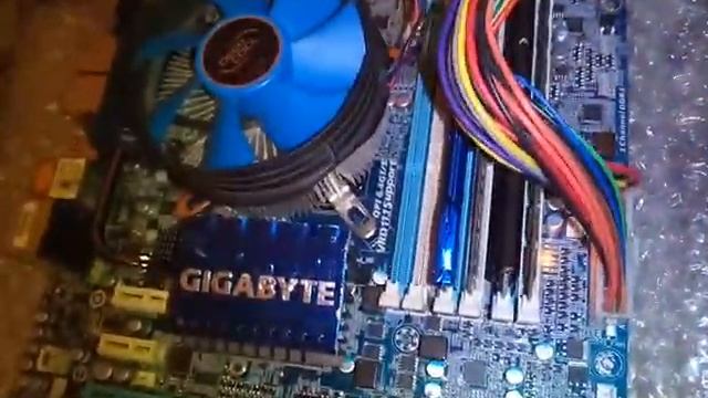Неисправная материнка GA-X58A-UD3R rev2.0 из Китая смотреть онлайн