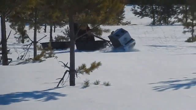 Тест самодельных снегоходов Black Fox. смотреть онлайн