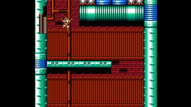 Dendy (Famicom,Nintendo,Nes) 8-bit MegaMan (RockMan) 6 part Dr.Wily stage 1