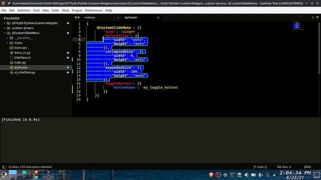 Python build a responsive GUI | UI with ANIMATED transitions | PyQt PySide Custom Widgets Module смотреть онлайн
