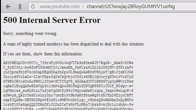 Ошибка 500 Internal Server Error!(ШТА!) смотреть онлайн