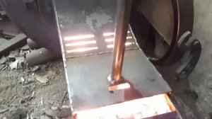 Буржуйка на отработке ! мощь 14 кВт  #буржуйка#печь#горение