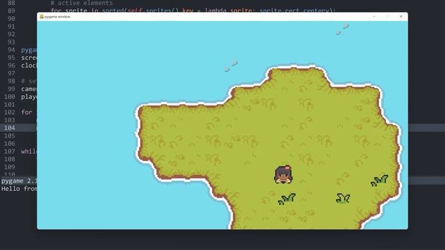 Cameras in Pygame смотреть онлайн