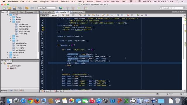 Matrices en PHP - Cargando una Matriz en MySQL смотреть онлайн