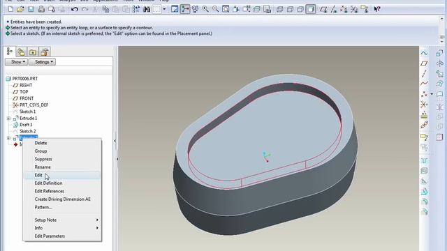 E3 Pro/Engineer Wildfire 4 - Basic Modeling 3 смотреть онлайн