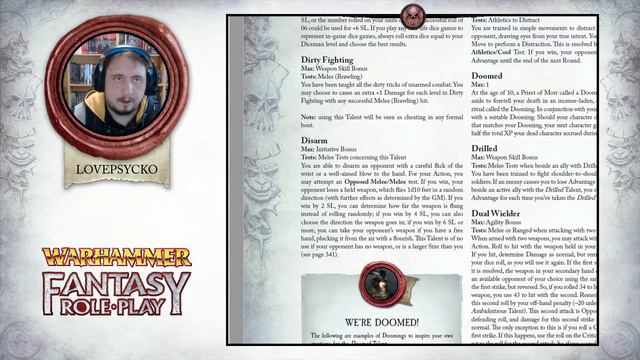 Crear un PJ: Warhammer Fantasy RPG 4ª смотреть онлайн