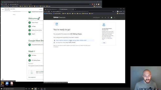 H Java Github Classroom Signup & Using repl.it смотреть онлайн