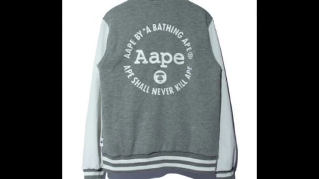 [Look!] Bathing Ape "Apee" Varsity Jacket Sweatshirt Collection смотреть онлайн