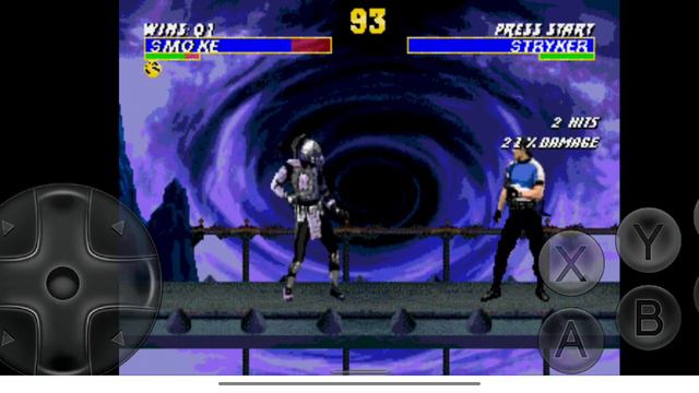 Ultimate Mortal Kombat Trilogy Robot Smoke vs Stryker Very Hard 2 Rounds смотреть онлайн