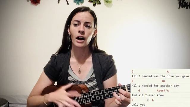 Only You-Yazoo- Ukulele Cover смотреть онлайн