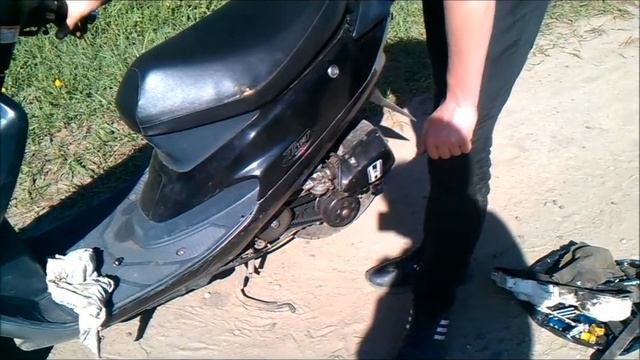 Прогорел поршень на Honda dio смотреть онлайн