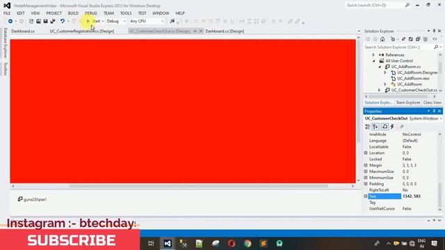7. Hotel Management System in C# - Customer Check Out Design смотреть онлайн