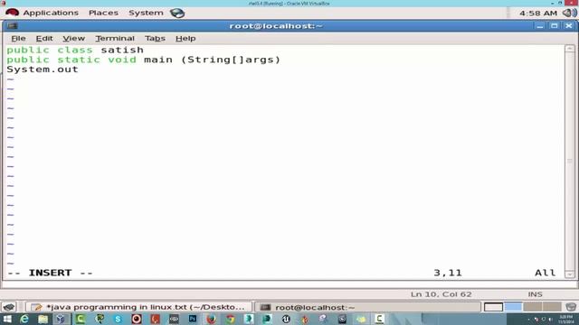 java on linux:Learn how to write,compile and run java program on linux. смотреть онлайн