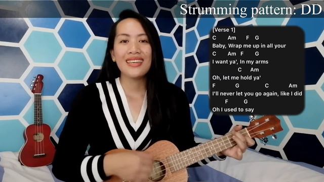 Until I found you | Stephen Sanchez | Easy ukulele tutorial | For Beginners смотреть онлайн