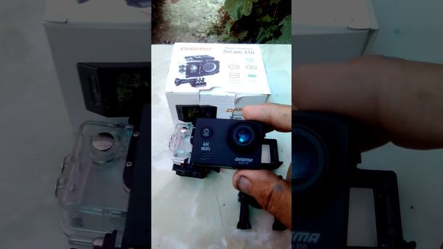 #zoom Экшек Камера DIGMA Dicam 310 снимает в 4К 24 кадра в секунду. смотреть онлайн