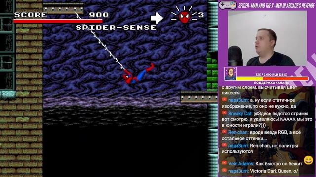 Проходим Spider-Man and the X-Men in Arcade's Revenge! Среда страданий, SNES СТРИМ смотреть онлайн