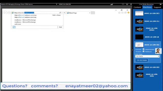 Managing Exchange Server 2016 servers Mailbox databases смотреть онлайн