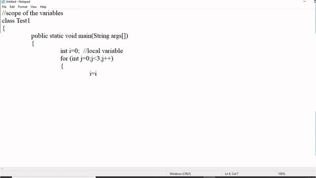 SJCTNC-CA305Q-Programming in Java-Variables-Local Variables-Part I смотреть онлайн