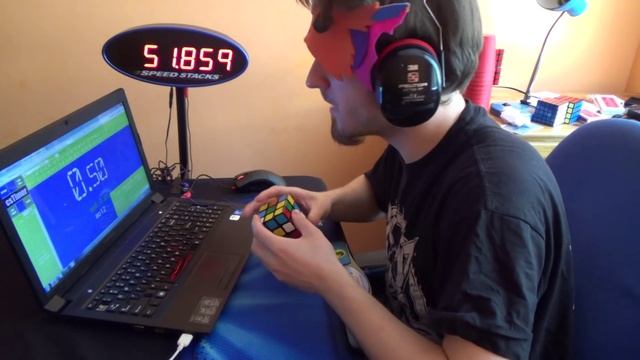 Maskow: 2/2 Real Man MBLD on a single cube, 1:38.44 смотреть онлайн