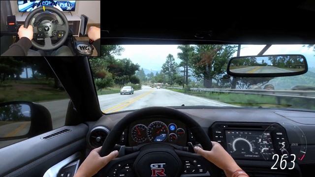 Nissan GTR R35 | Forza Horizon 5 | Thrustmaster TX Steering Wheel Gameplay смотреть онлайн