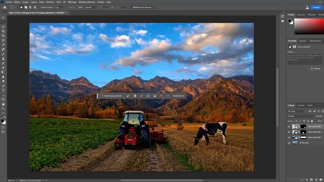 Photoshop beta avec intelligence artificielle Firefly смотреть онлайн