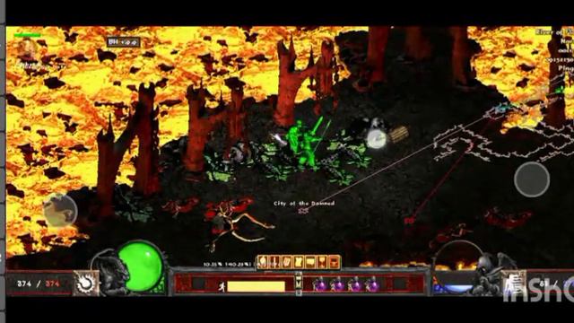 Diablo II: Lord Of Destruction Exagear Emulator Android Gameplay Sorceress Vs. Diablo