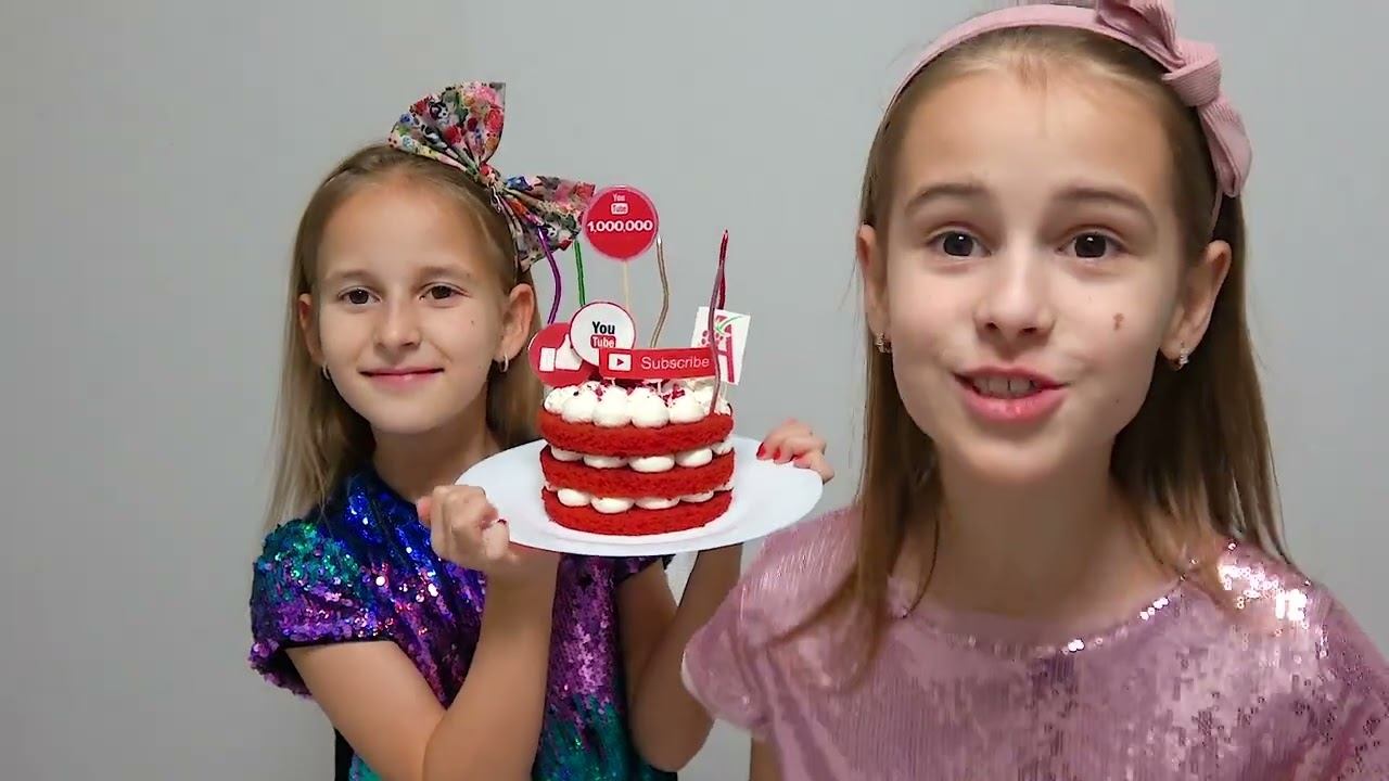 Влог Сюрприз от Виталика Миллион подписчиков на канале @Alinka Malinka Tv смотреть онлайн