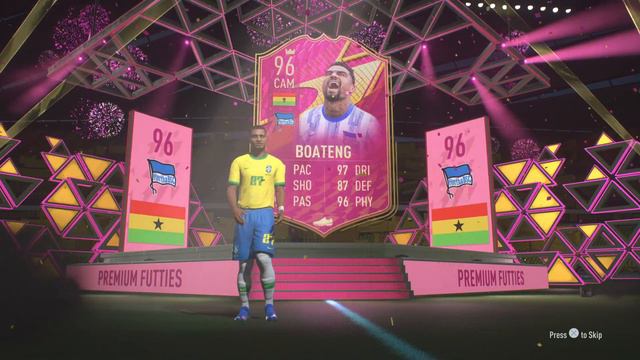 96 Rated Kevin Prince Boateng ! Premium Futties - FIFA 22 PS5 смотреть онлайн