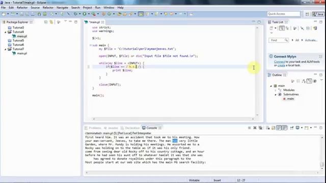 Learn Perl 5 By Doing It : Wildcards in Regular Expressions смотреть онлайн