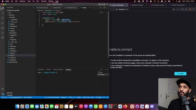 How to Create an NFT Minting App with Python (no Solidity) смотреть онлайн