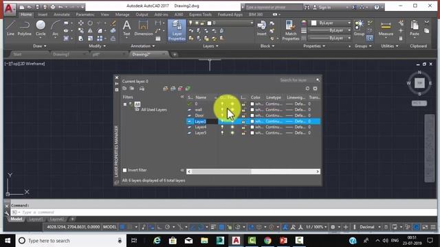 Layer Command in AutoCAD 2020 (Use Earphone) смотреть онлайн
