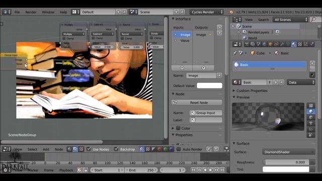 Blender Compositing VFX Tutorial : Posterize Effect [Node Editor] смотреть онлайн