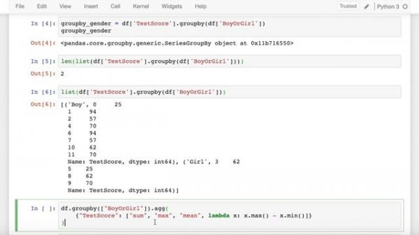 Pandas GroupBy Simplest Example - Python