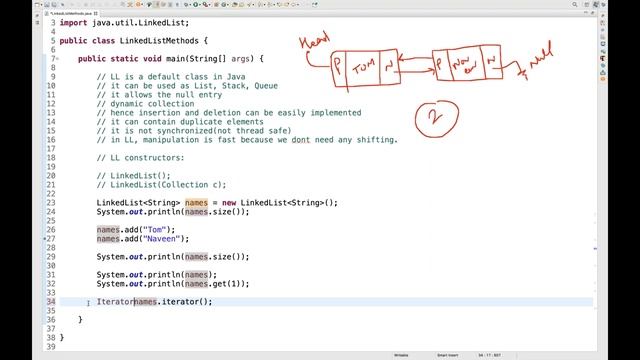 #19 - LinkedList various features and methods (Important for Interviews) смотреть онлайн