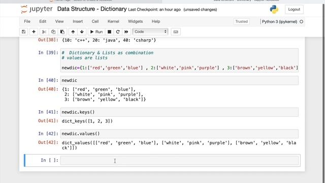 Python class 15 - Dictionary & lists combo easy explanation value in form of lists in dictionary смотреть онлайн