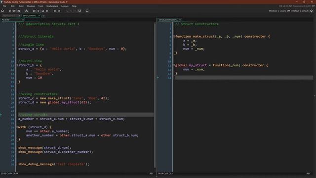 Structs Part 1 [GameMaker Studio 2.3] смотреть онлайн
