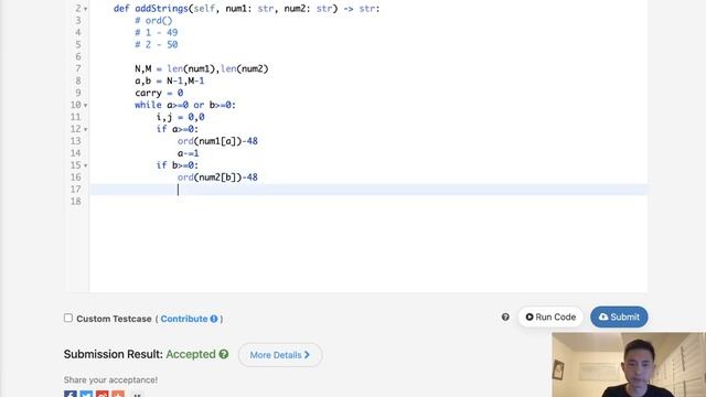 Leetcode - Add Strings (Python) смотреть онлайн
