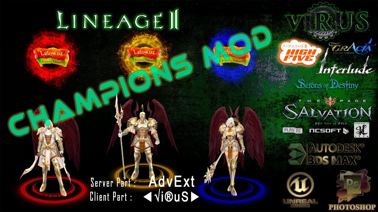 Champions Mod AdvExt64-viRUS. For The Www.L2LoW.Uz Server ◄√i®uS►