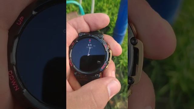 Amazfit t-rex 2. Навигация. Возврат по треку, по прямой. смотреть онлайн